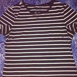 Old Navy Black & White Stripped Dress